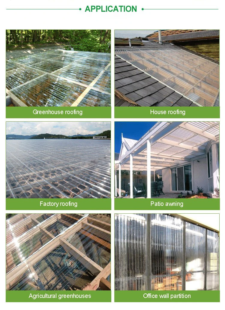 roofing yellow polycarbonate sheet