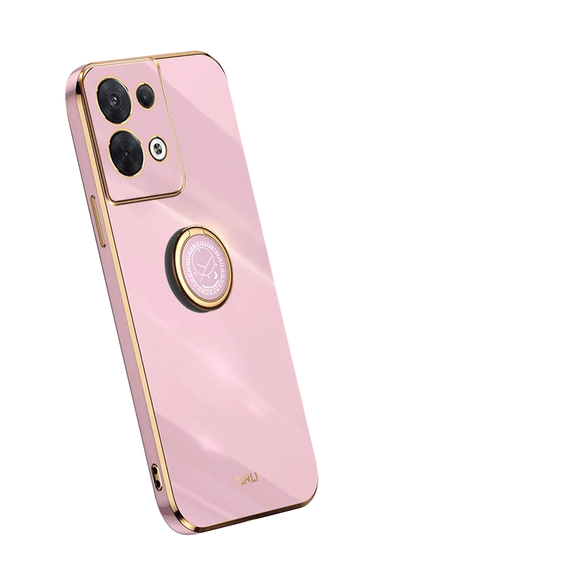 Cheap Ring Holder Kickstand TPU Electroplated Phone Case - Main Image