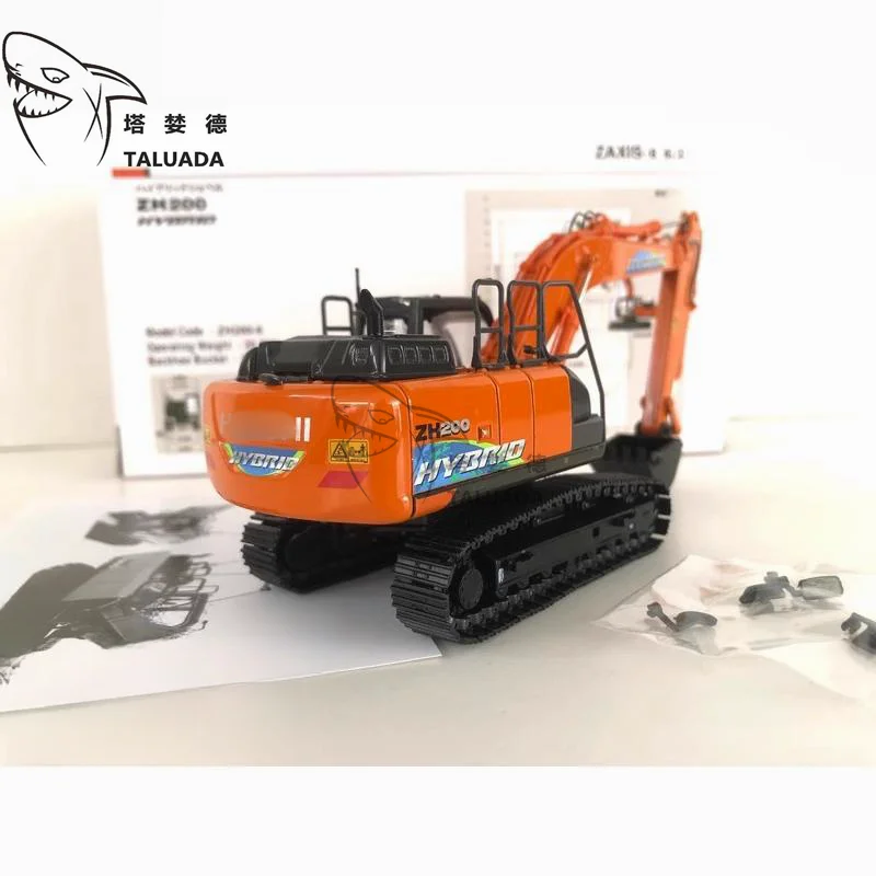 TALUADA HITACHI Alloy 1:50 Scale ZH200-6 Excavator Model Toy
