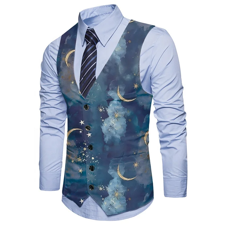 Designer Plus Size Mens Vests Formal Stylish Options
