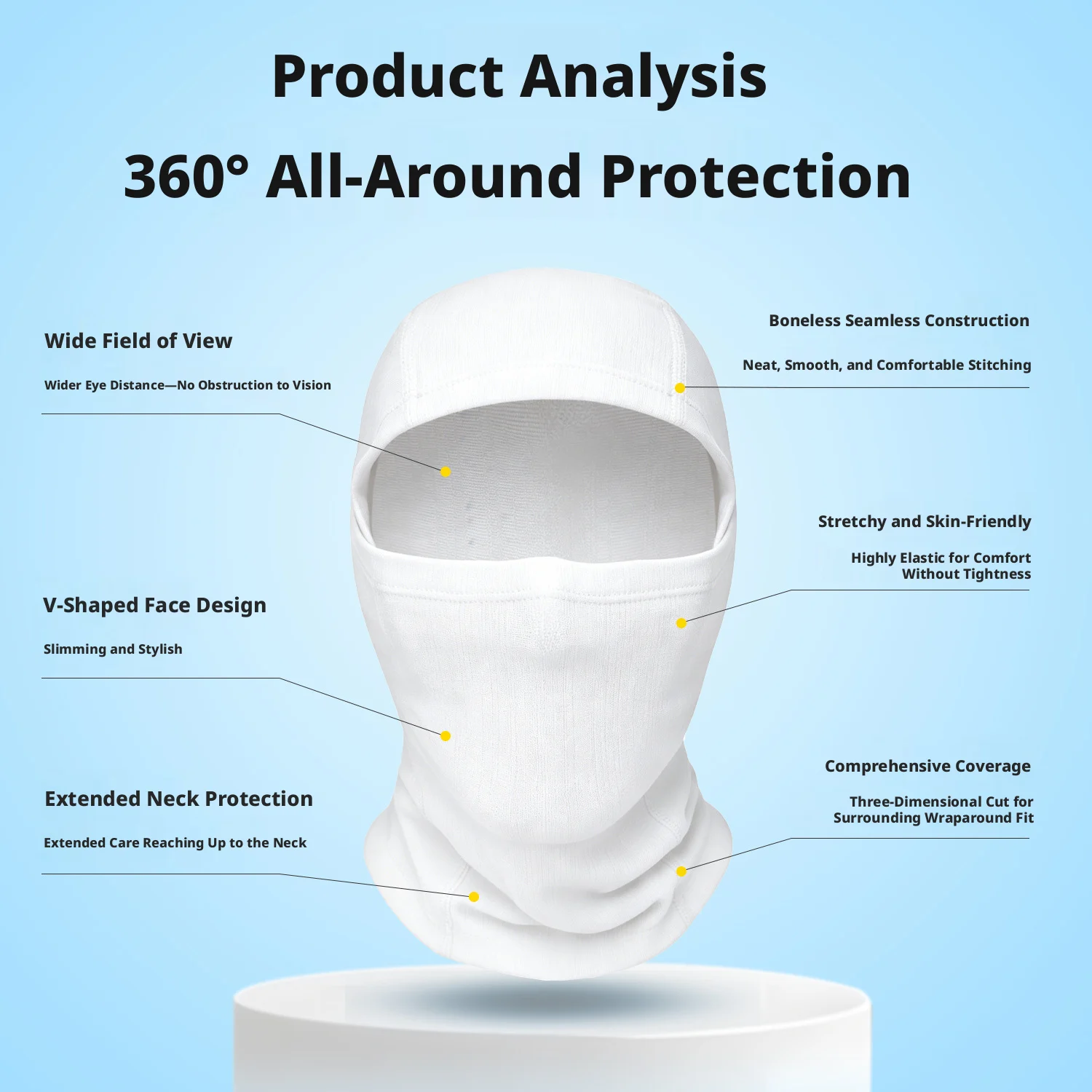Custom Logo Balaclava Full Face Ski Cycling Mask Windproof Warm Seamless Jacquard Fabric Breathable Manufacturer Wholesale_voghion.com