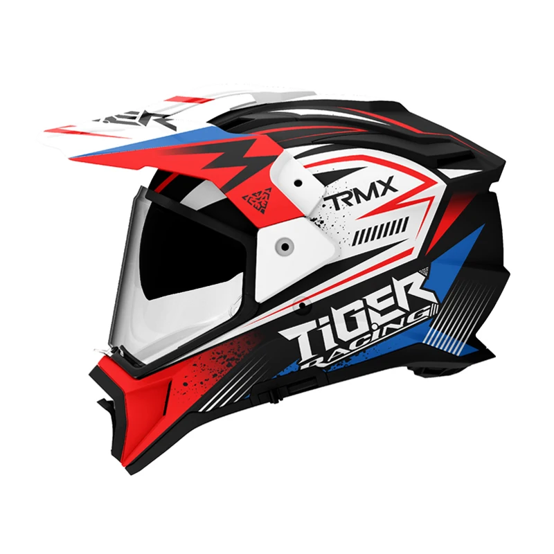 TR TIGER JT1 ADV Motorcycle Helmet - Impact Resistant Adventure Touring  Helmet for Safety and Protection - Sizes S-XXL, 13 Colors