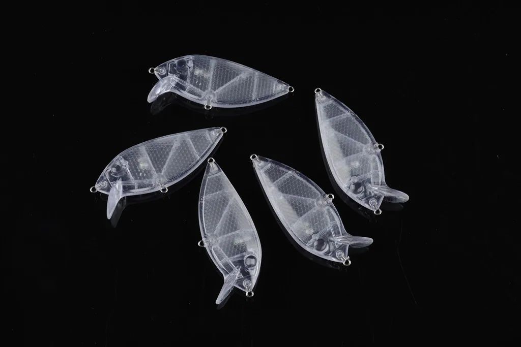 80mm 8g Large Vib Bait Square Bill Lure Blanks Saltwater Topwater