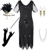 Black skirt with five accessories