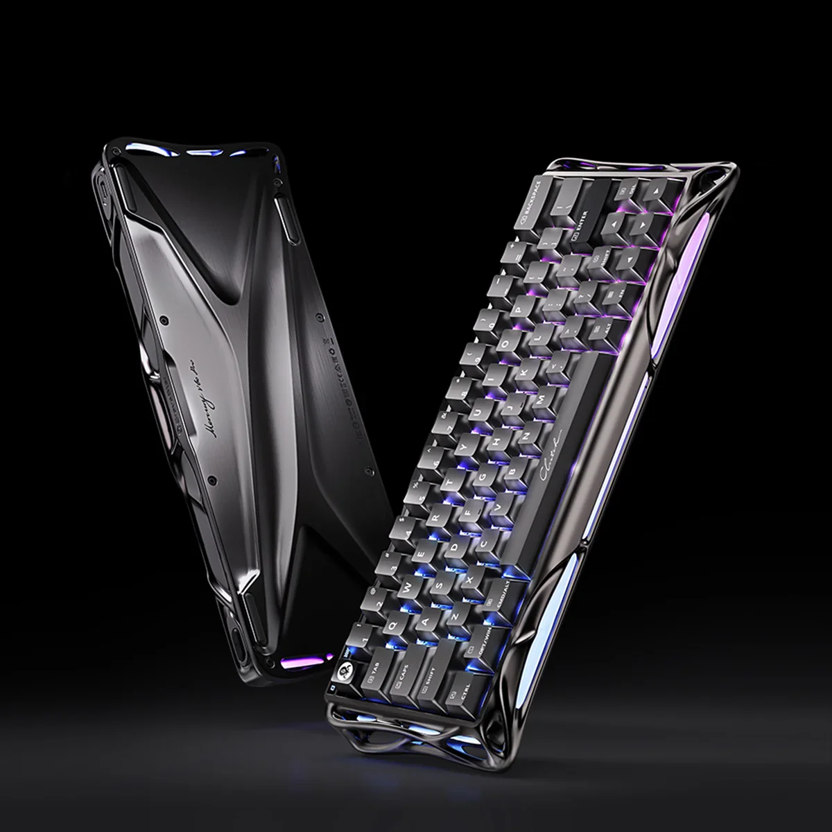 Gravastar Mercury V60 Pro Wired Keyboard - Dual Keycap Gift Box Set