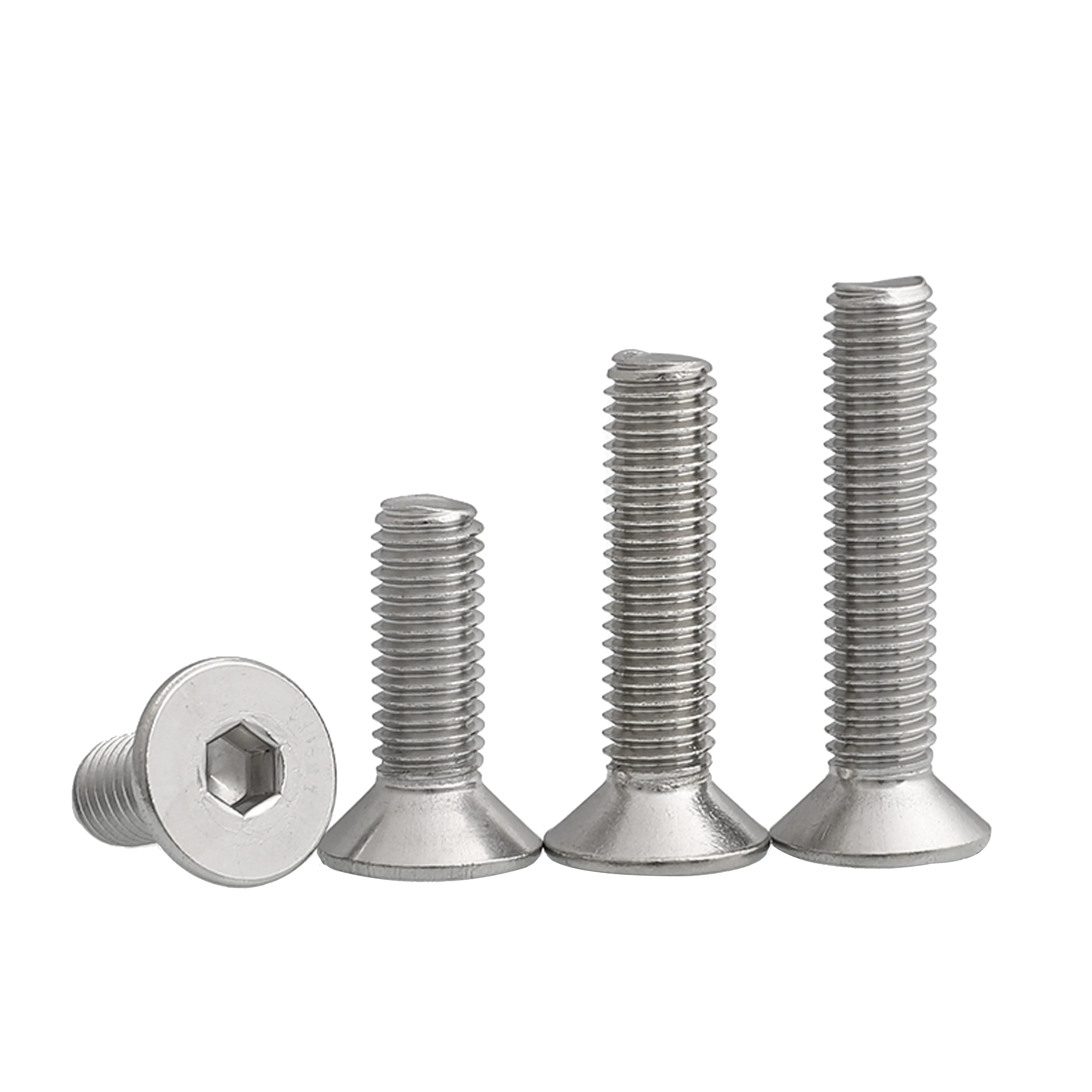 Viti Testa Esagonale Acciaio Inox M3 X 0.5 - Filettatura Completa DIN933 - Lotto - Foto 2