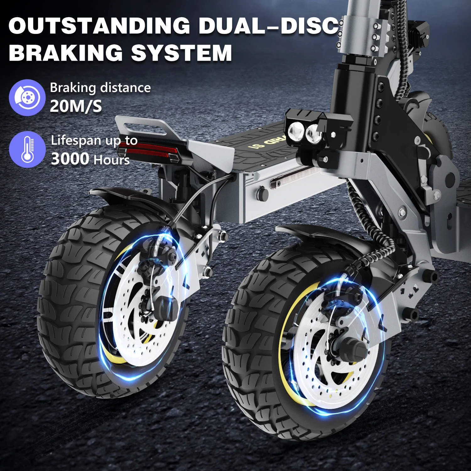 Wholesale 48V 15Ah iENYRID S1 High-Speed Off-Road Electric Scooter for Adults EU/UK/USA Warehouse Dropshipping