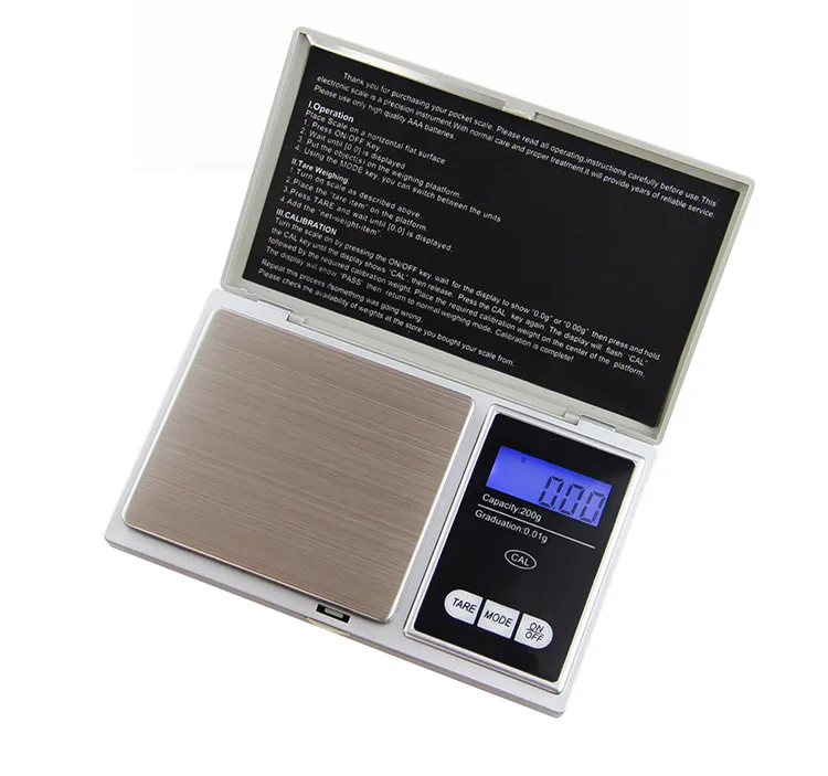 500g/0.1g High Precision Electronic Scales Jewelry Pocket Digital Scales