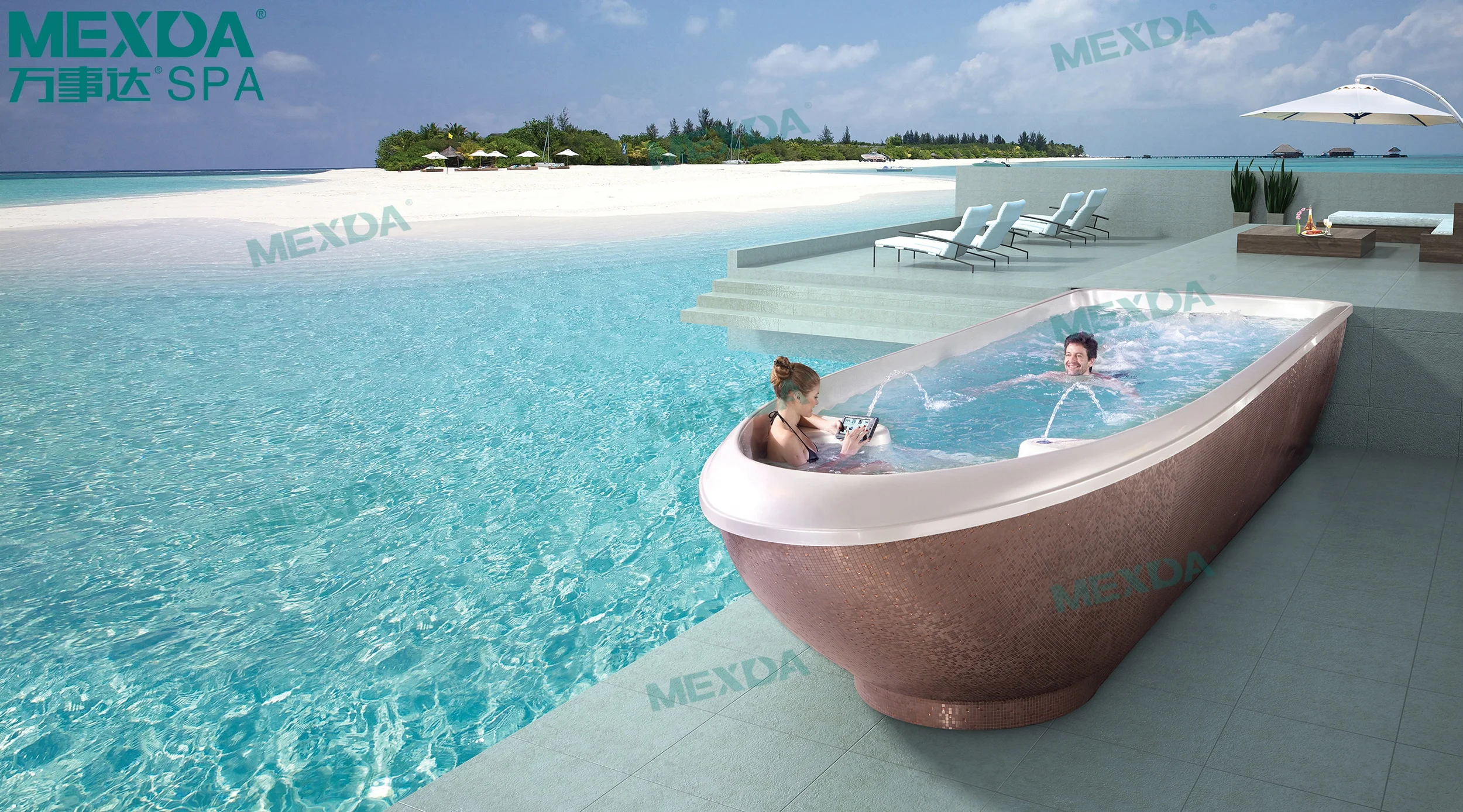 Mexda Luxury Jet Swim Spa Wss07m Buy Swimming Tub,Spa Pool Massage
