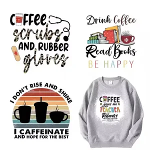 T Shirts Logo Printing Label Decals Iron on Transfer Wholesale Heat Press Vinyl Sticker Custom Plastisol Film Patch