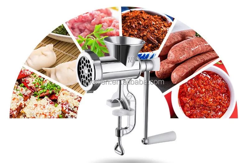 Manual Meat Grinder & Sausage Noodle Dishes Handheld Making