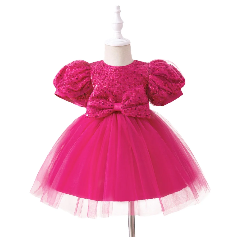 strapless open back dress Colors Dress 3534 Layer Ruffle Shimmer Ball Gown Prom Dress Sheer Sequin Corset Formal Off The Shoulder One Size / Hot Pink