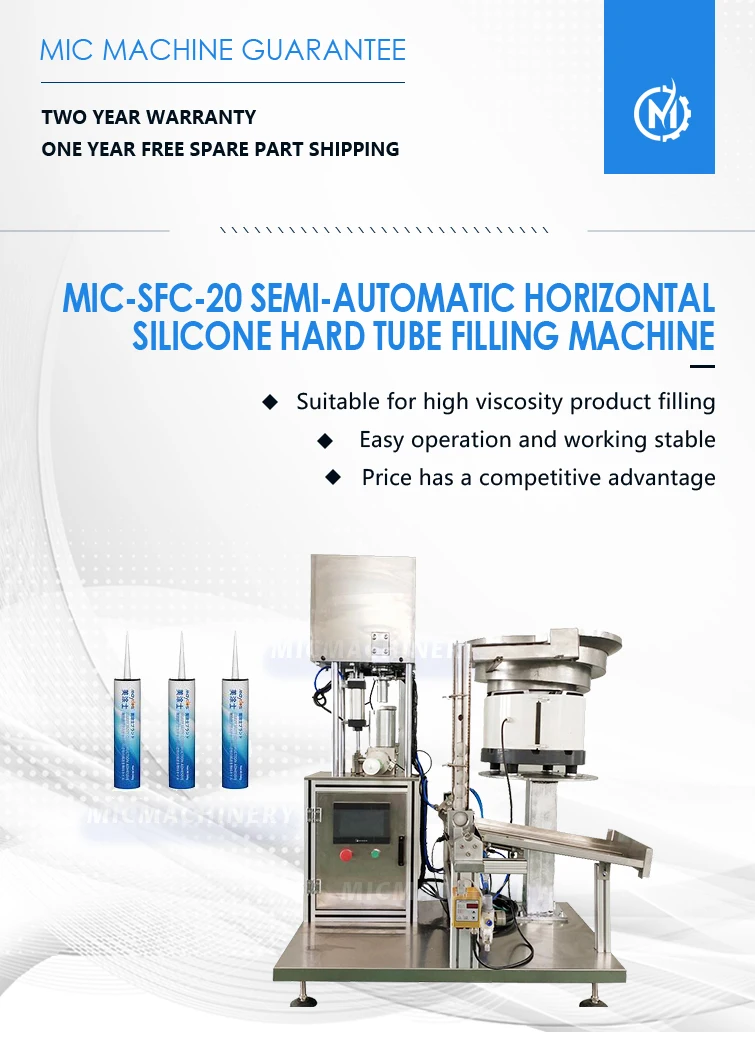 Semi Automatic Filler Capping Manual Grease Cartridge Silicone Sealant ...