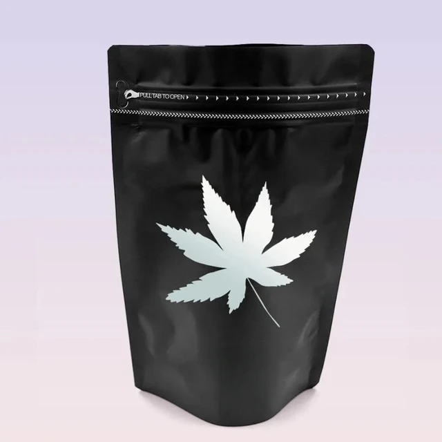 Child Resistant 1g 3.5g 7g 14g 28g Gram Matte Smell Proof Zip Lock Child Proof Exit Bag Custom Printed Mylar Bags