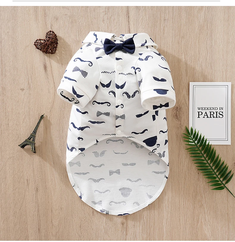 Pet Clothes Dog Coat Dog Suit Handsome Pet Summer Coat Cool Breathable Soft Fabric manufacture
