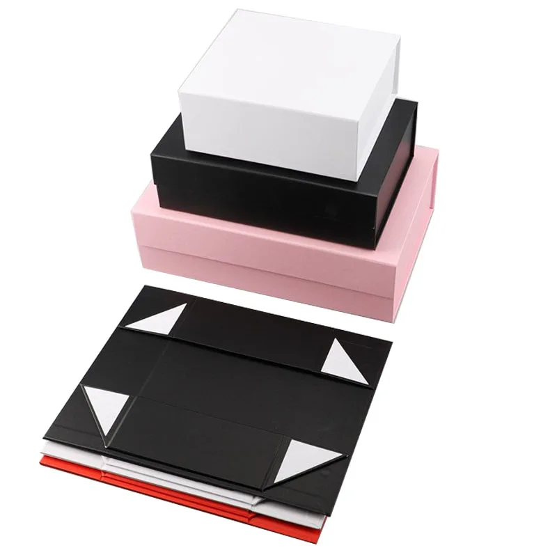 Custom Recyclable Cardboard Luxury Folding Magnetic Gift Box with Rigid ...
