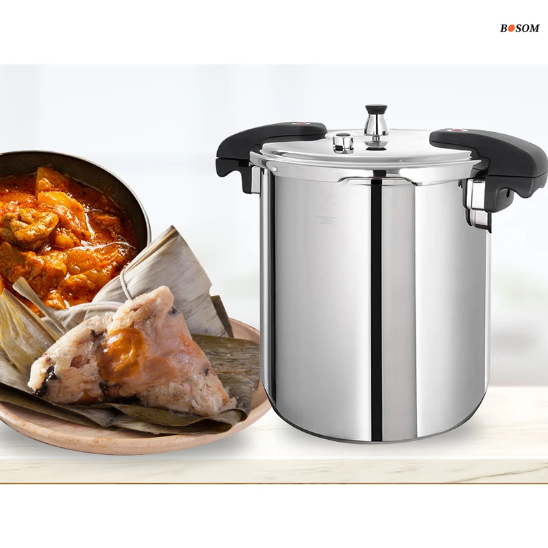 Commercial super pressure cooker large capacity hotel restaurant household  big cooking pan autoclave gas use 28-44cm 11-50L - Price history & Review, AliExpress Seller - Mingshengxiang Store