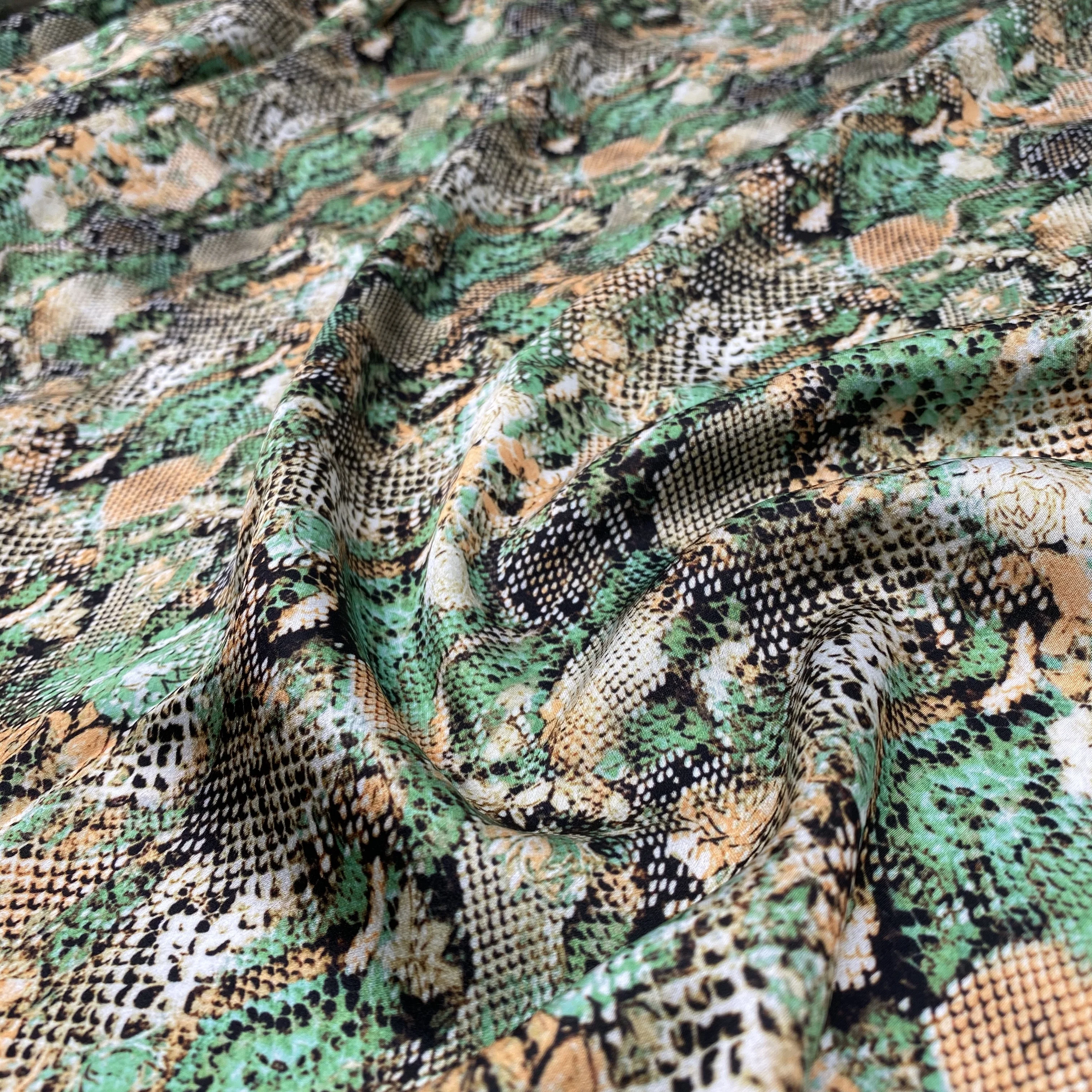 Быстрая доставка новый модный дизайн ткань для одежды с принтом животных оптовая продажа