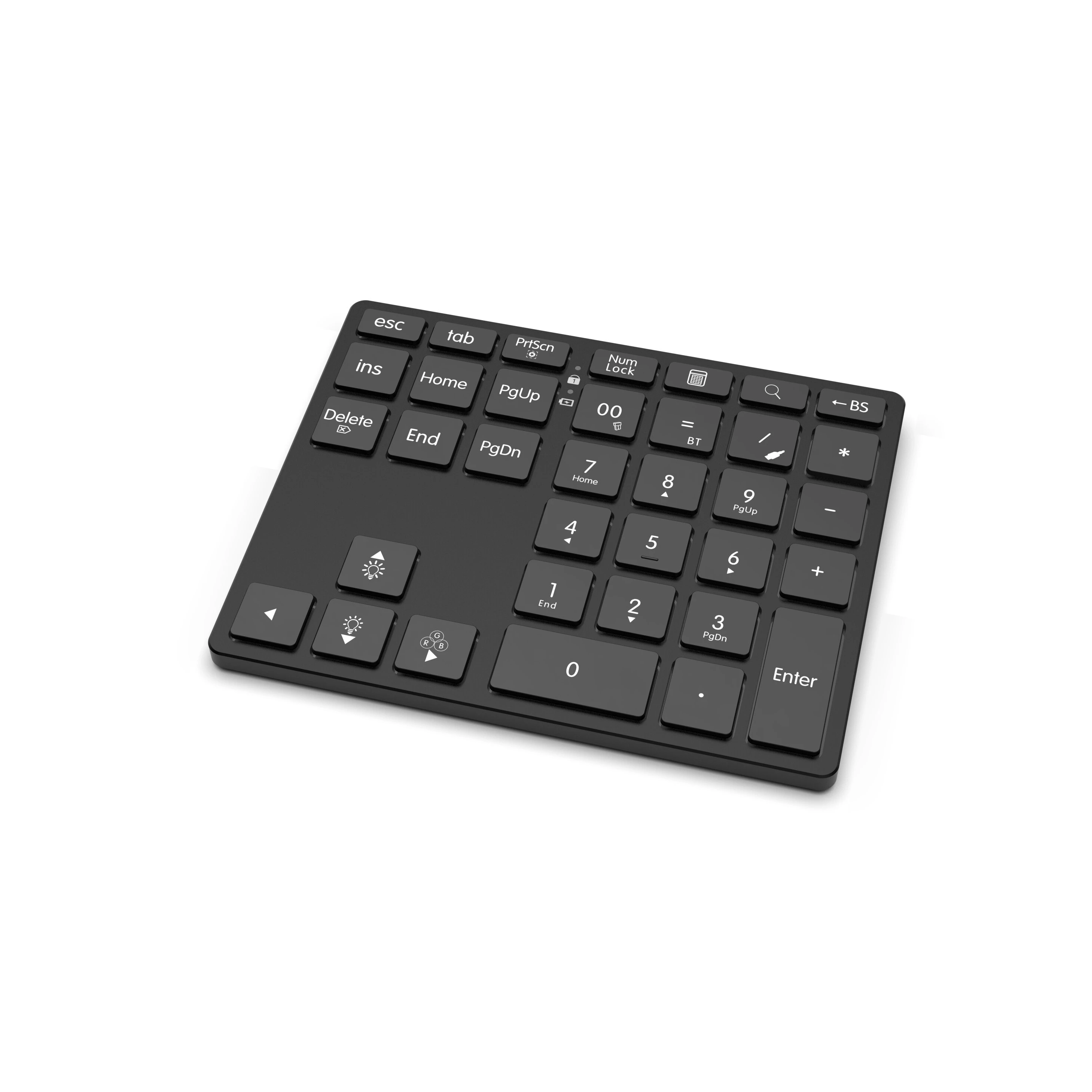 35-Key External Data Input Mini Wireless BT Keyboard for Tablet & Laptop Touchpad Feature Digital Keypad Switches