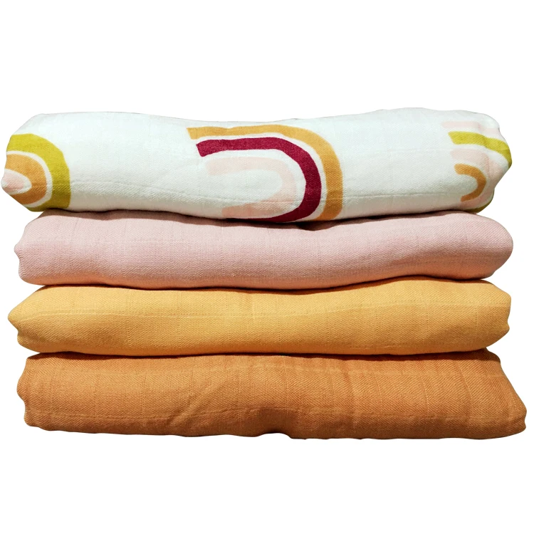 solid muslin swaddle