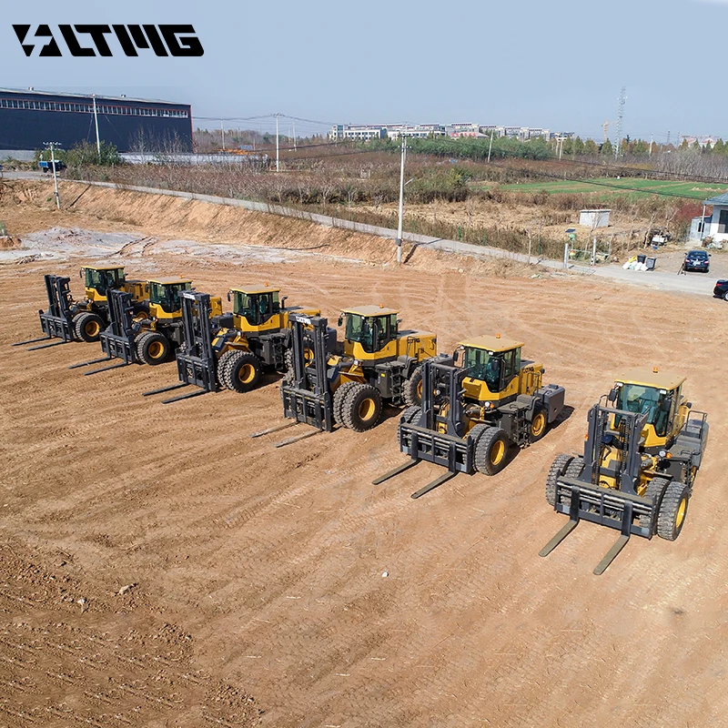 LTMG 4WD Heavy Loading Hydraulic Off Road Forklifts 20ton 15ton 10ton 12ton All Rough Terrain Forklift for Sale