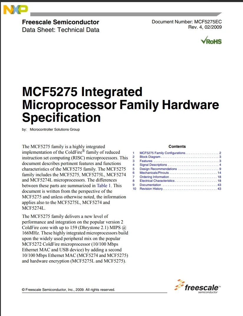 Hot sale Original MCF5275LCVM166 IC Coldfire V2 MCF527x Microcontroller IC 32-Bit Single-Core 166MHz ROMless 196-LBGA (15x15)