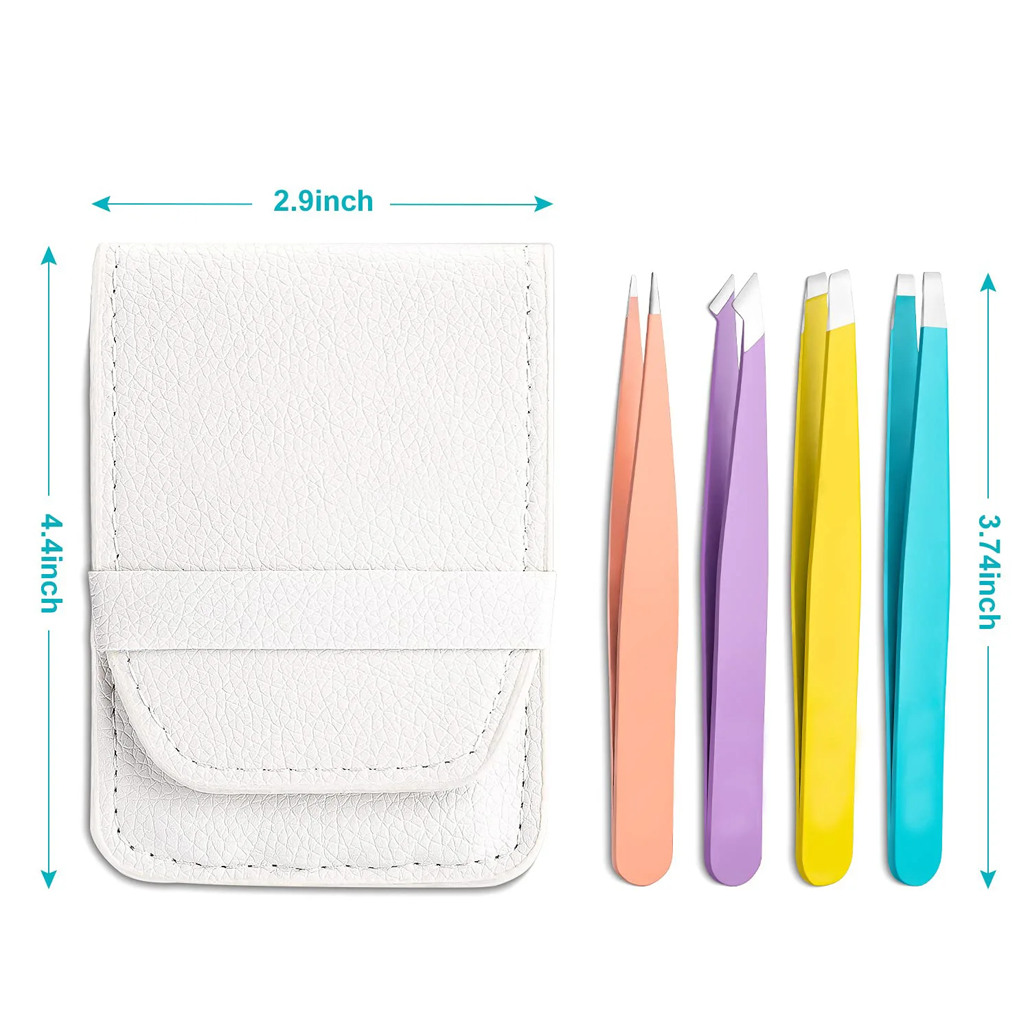 Factory Price Wholesale Popular Eyebrow Tweezer Beauty Tool Black Eyebrow Tweezers