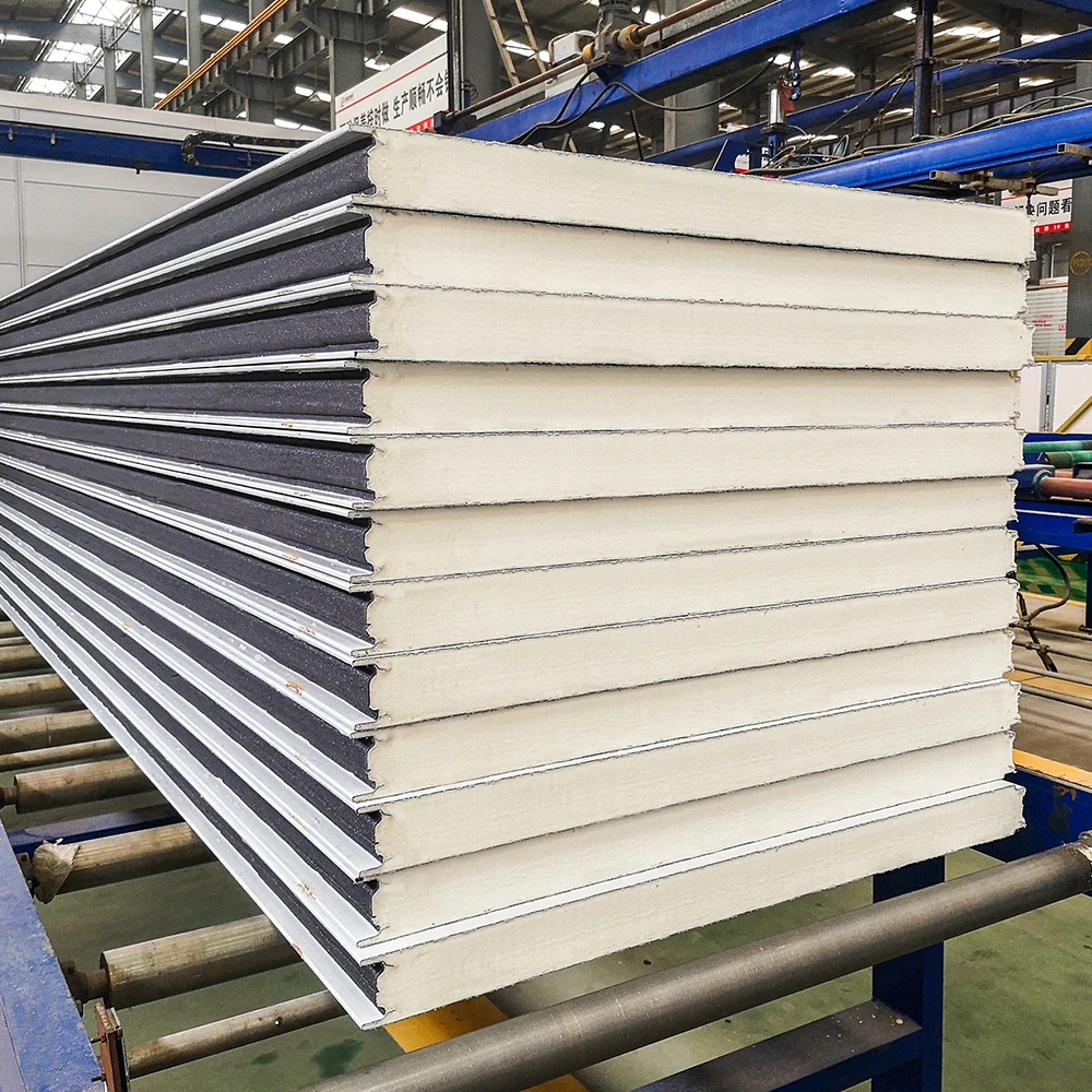 Polyurethane Insulation Board Cold Storage Plate Factory Price Product Customization Pur Pu Sandwich Panels for Cold Room