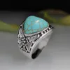 Ancient silver, turquoise