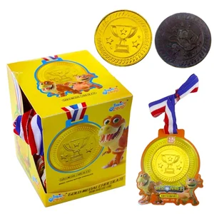Gold Medal Encourage Prize Toy Sweets Gold Coin Chocolate Candy for Kids