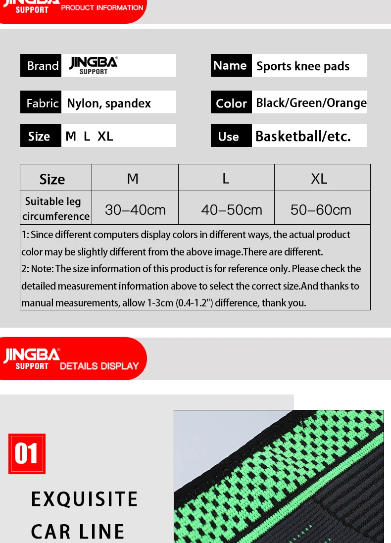 JINGBA Knee Support Image 9
