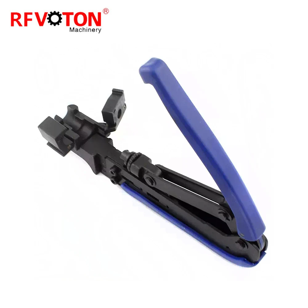 RG6 RG59 RG11 RF Coaxial Cable F Connector Compression Wire Crimper Plier Crimping Tool manufacture
