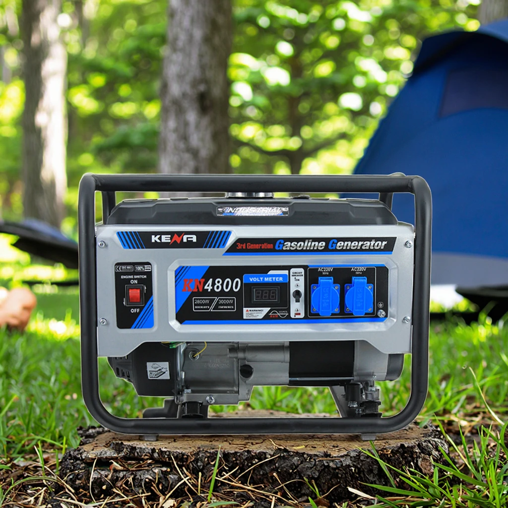 Export 2200W 3kw 5kw AC Small Generator Electric Gasoline Power Electric Hand Start Generator