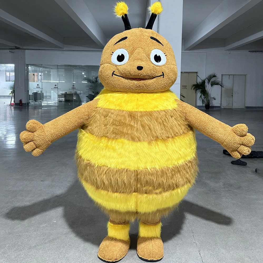 Inflatable Honeybee Cosplay Halloween Costume Bee Garment Adult Full Body  with Wing Party Play Fancy Dress, image size:998x998