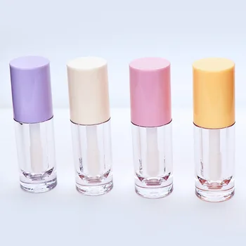 Custom Printed Logo Lipstick & Lip Balm Tubes Empty Container for Cream & Lip Gloss Plastic Metal Cosmetic Packaging Lip Gloss