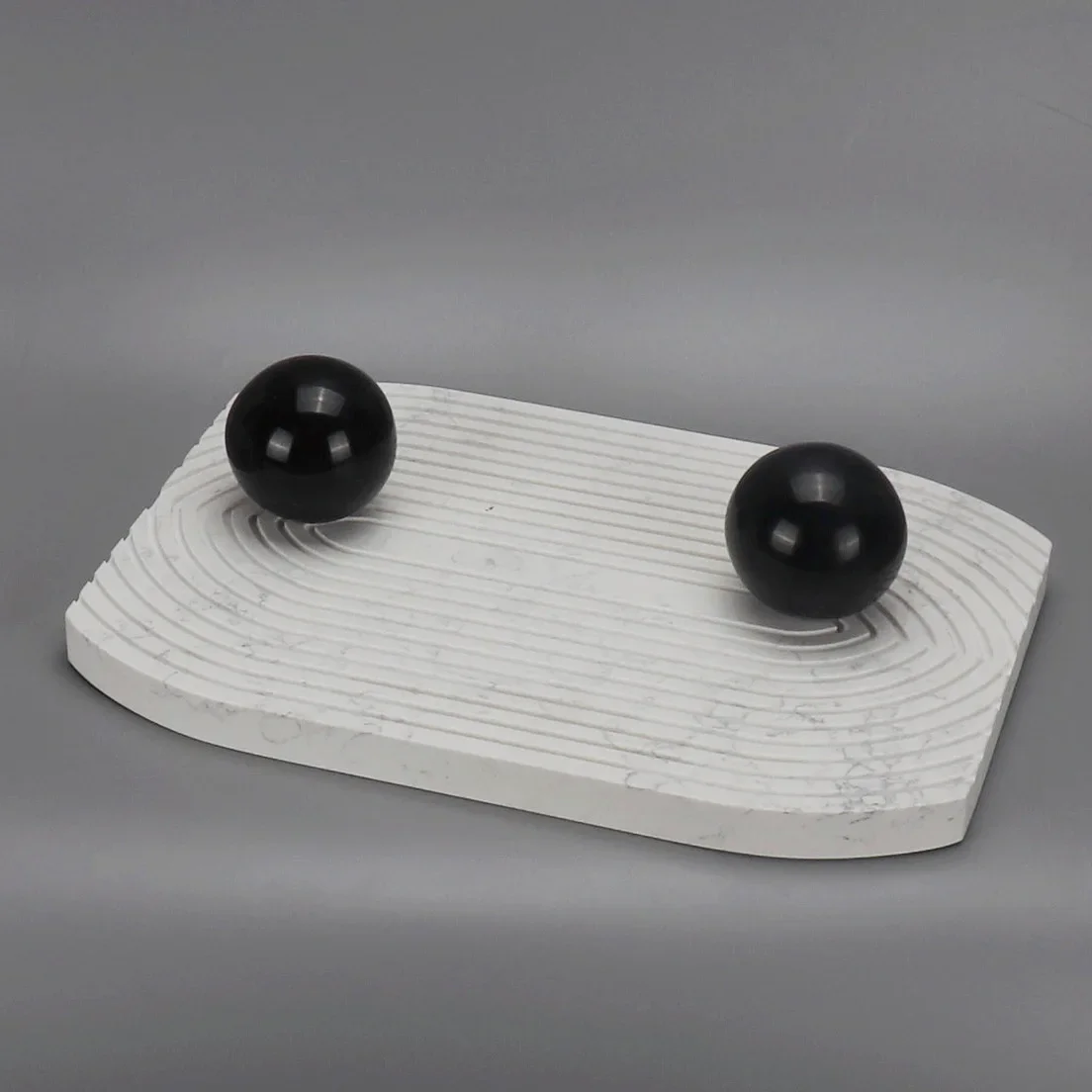 product decoration design nordic stone white marble tray-3