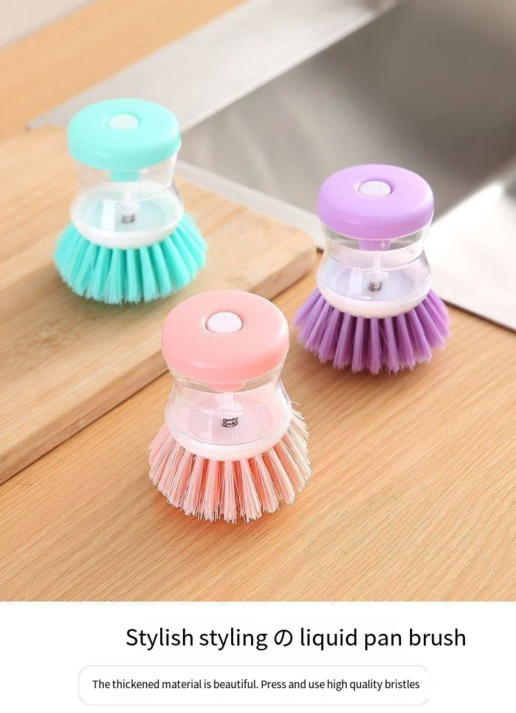 Liquid washing brush Press type automatic liquid washing brush multi-function decontamination cleaning manufacture