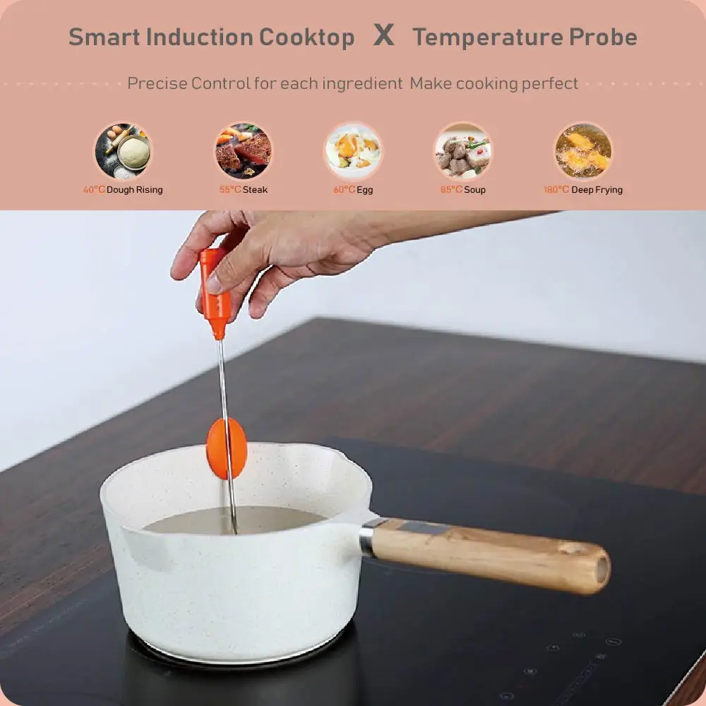 Doopen Smart Induction Cooktop with Wireless Sensor Probe Brings More Precise Control and Better Results