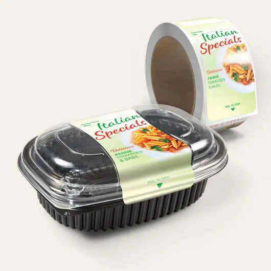 Custom Printed Eco Friendly Recycled Paper Cardboard Frozen Seafood Label Smoked Salmon Packaging Sleeve