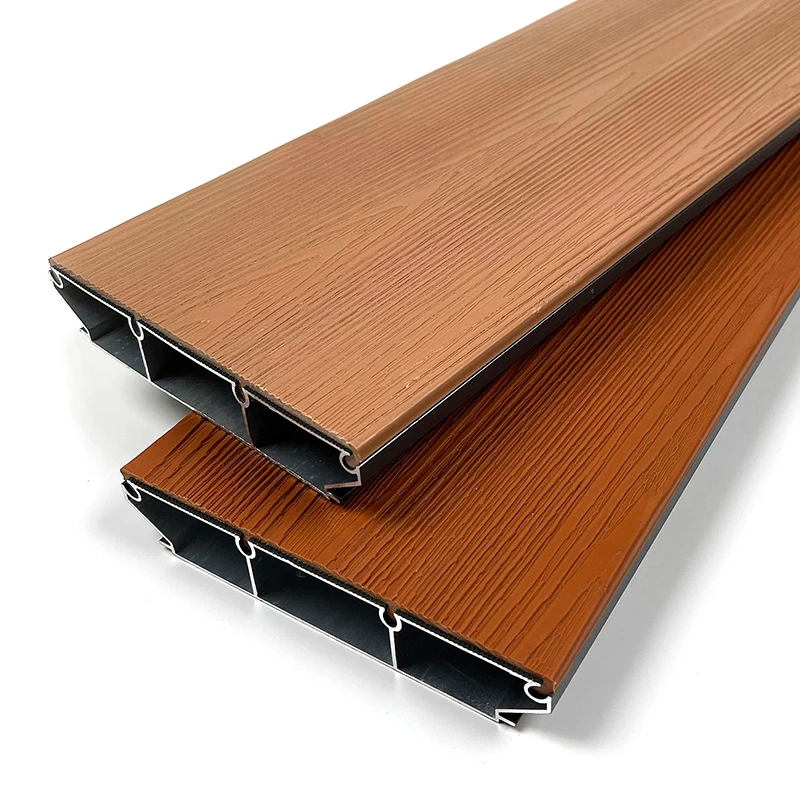 当代中国户外木塑铝合金复合地板防腐拉丝技