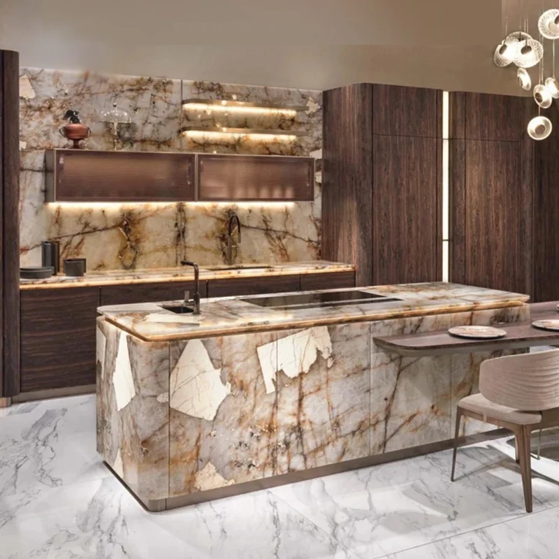 product natural brazil patagonia quartzite countertops vanity tops  table tops indoor kitchen translucent marble counter top-2