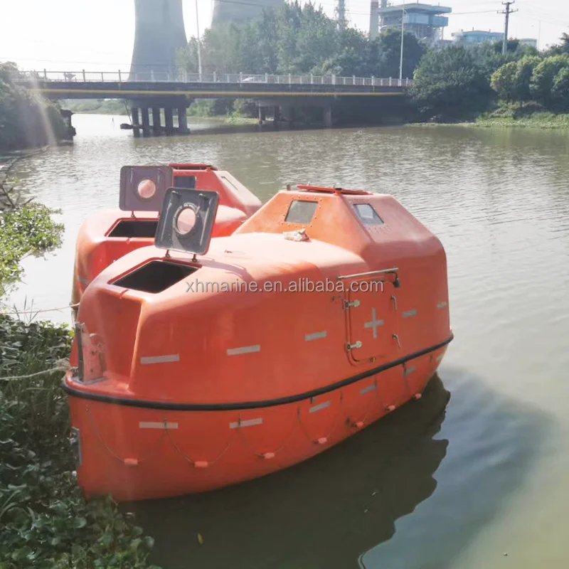 Solas Totally Enclosed Fire Resistant Type Life Boat with Davit