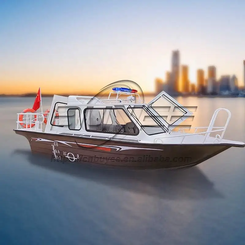 Новый дизайн 19ft алюминиевая яхта 5,5 м для отдыха и развлечений рыбацкая лодка для продажи