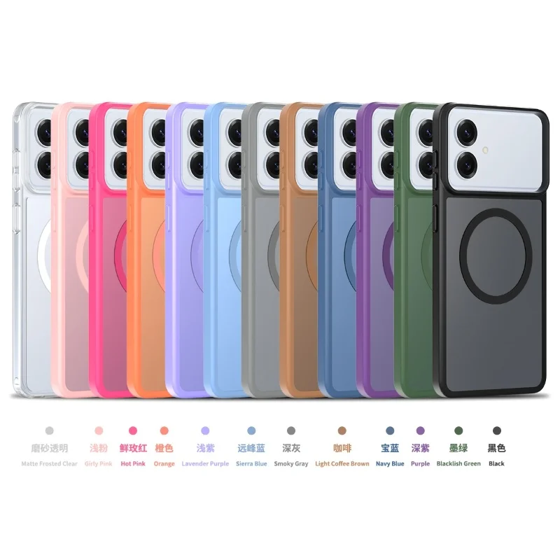 product tpupc skin feel matte magnetic ultra thin magnetic custom mobile phone case cover with wireless charging for samsung s26 edge-9