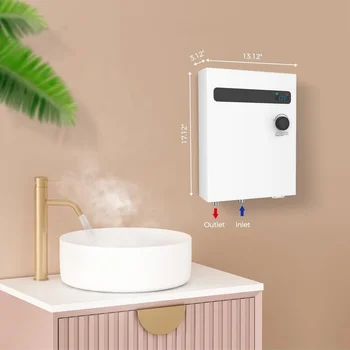 18kW On Demand Hot Water Heater Electric with Digital Display 240V for Whole House Shower Tankless Electric Water Heater