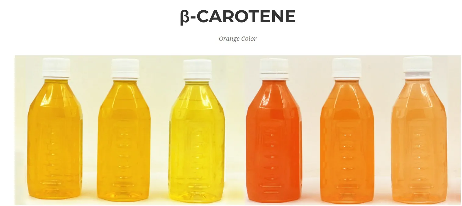 Halal Certificated Raw Materials Betacarotene Food Color Beta Carotene