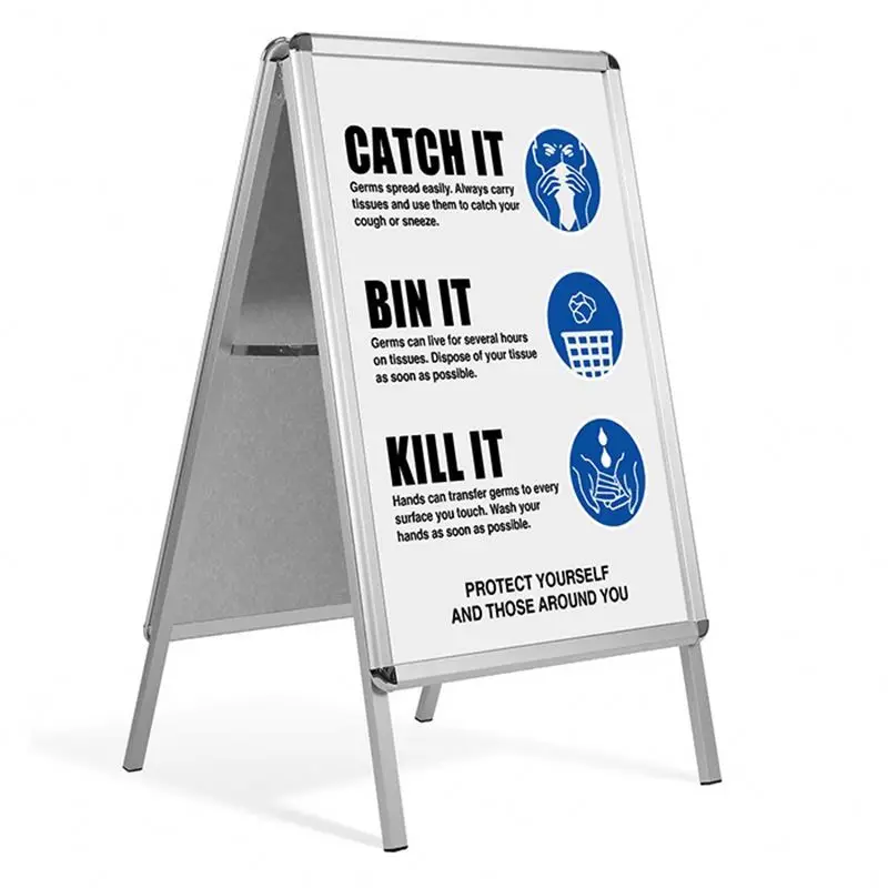 Оптовая продажа дорожный знак A1 рекламная доска для помещений магазина