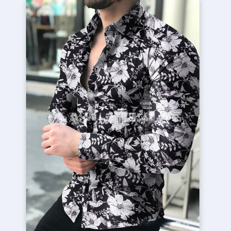 Procesando Dependiente Ciudad Wholesale Camisa hawaiana de manga larga para hombre, blusa con botones,  ropa de lujo, venta al por mayor, 2022 From m.alibaba.com