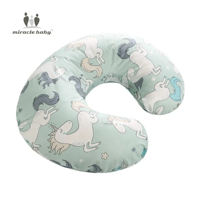 Miracle Baby Nursing Pillow Variety Pattern Slipcover Best for Breastfeeding Moms Soft Fabric Fits Snug on Infant Nursing Pillow