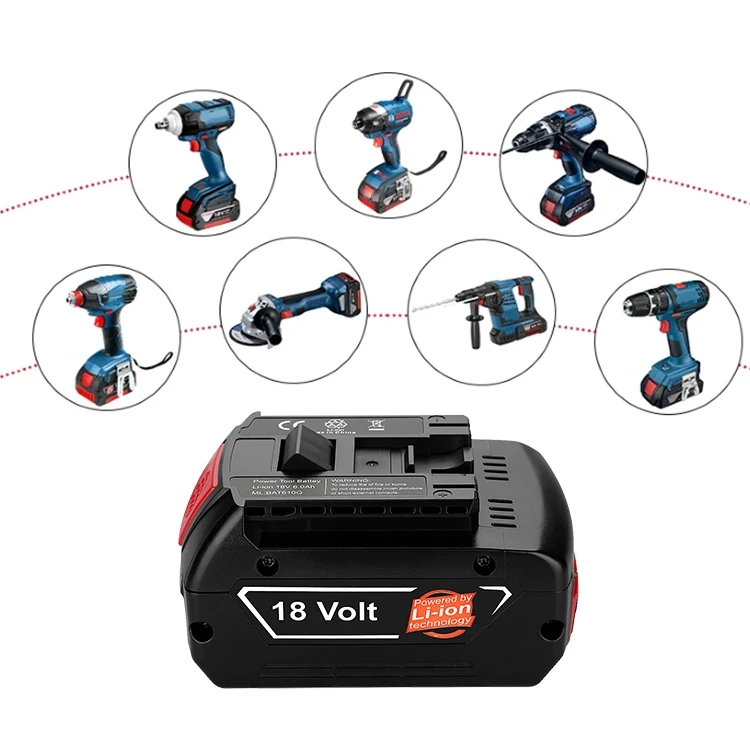 Replacement Bosch 18v Battery Bat609 Bat610 Gba Core18v 4.0 5.0 Ah ...